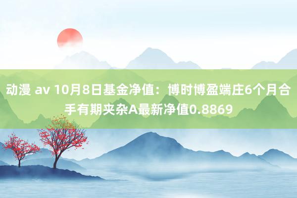 动漫 av 10月8日基金净值：博时博盈端庄6个月合手有期夹杂A最新净值0.8869