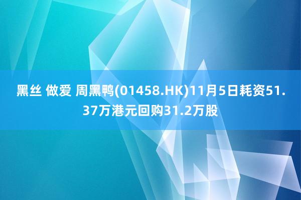 黑丝 做爱 周黑鸭(01458.HK)11月5日耗资51.37万港元回购31.2万股