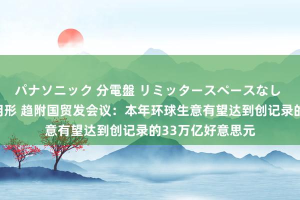 パナソニック 分電盤 リミッタースペースなし 露出・半埋込両用形 趋附国贸发会议：本年环球生意有望达到创记录的33万亿好意思元