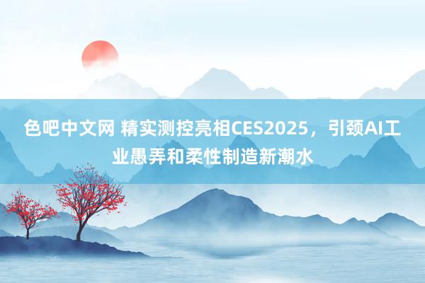 色吧中文网 精实测控亮相CES2025，引颈AI工业愚弄和柔性制造新潮水