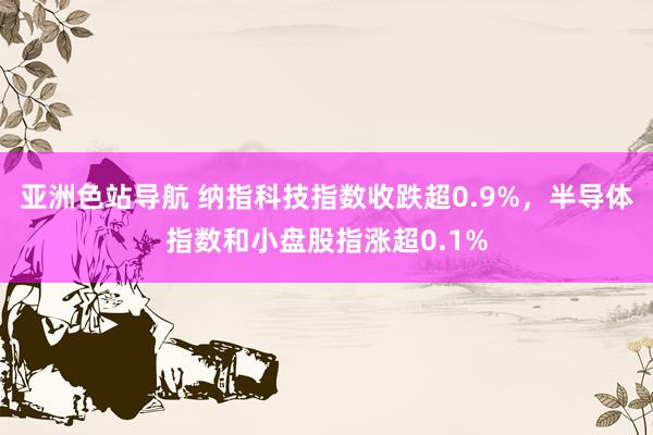 亚洲色站导航 纳指科技指数收跌超0.9%，半导体指数和小盘股指涨超0.1%