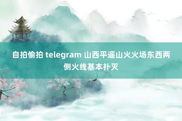自拍偷拍 telegram 山西平遥山火火场东西两侧火线基本扑灭